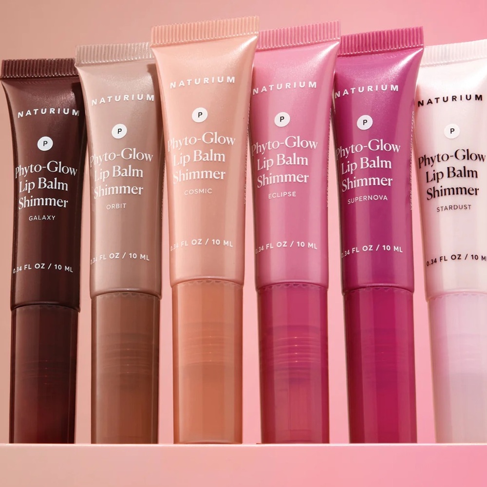 NIB Naturium Phyto-Glow Lip Balm Shimmer in Stardust and Eclipse